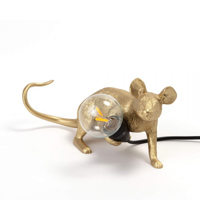 Seletti Mouse Lamp Lop Gold